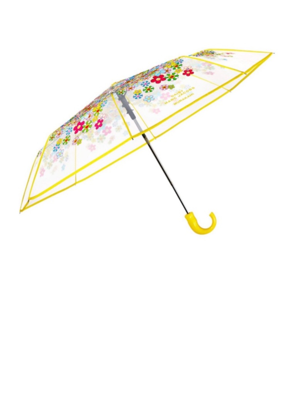 Marc Jacob x Murakami Clear Floral Umbrella w Yellow Trim [Limited Edition]